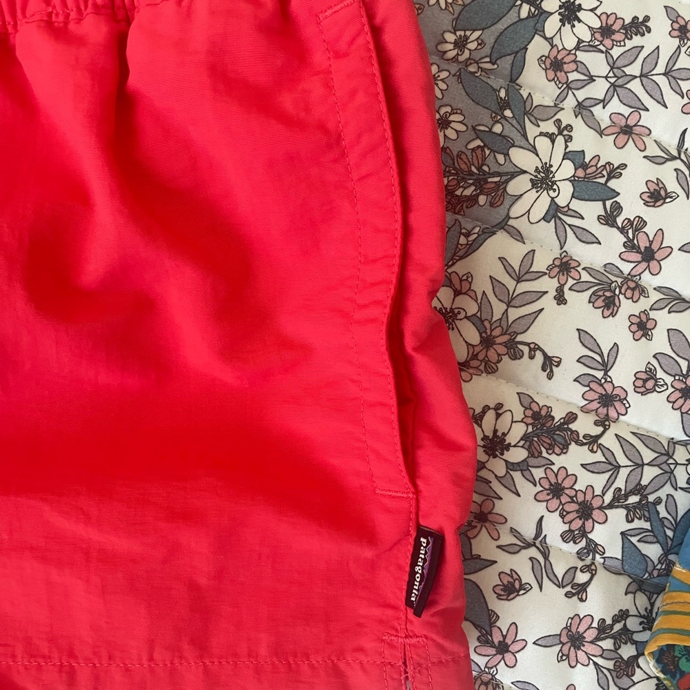 Patagonia Red Barely Baggies Shorts - Picture 3 of 4